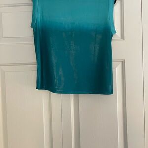 Anthropologie Teal Tank Top